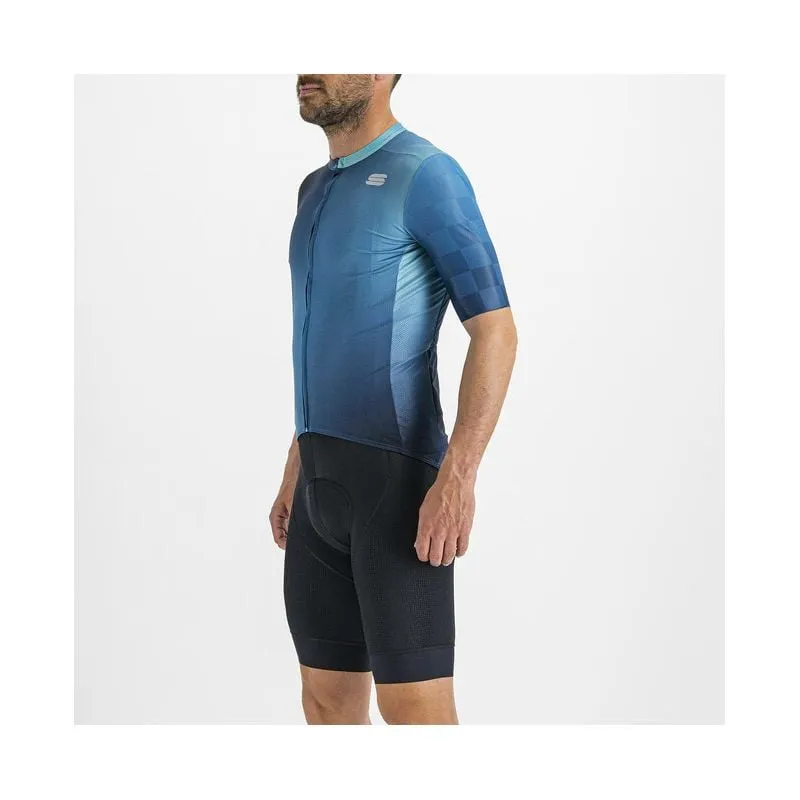 Maillot de ciclismo SPORTFUL Maillot Rocket (BERRY BLUE JUNIPER BLUE GALAXY) hombre