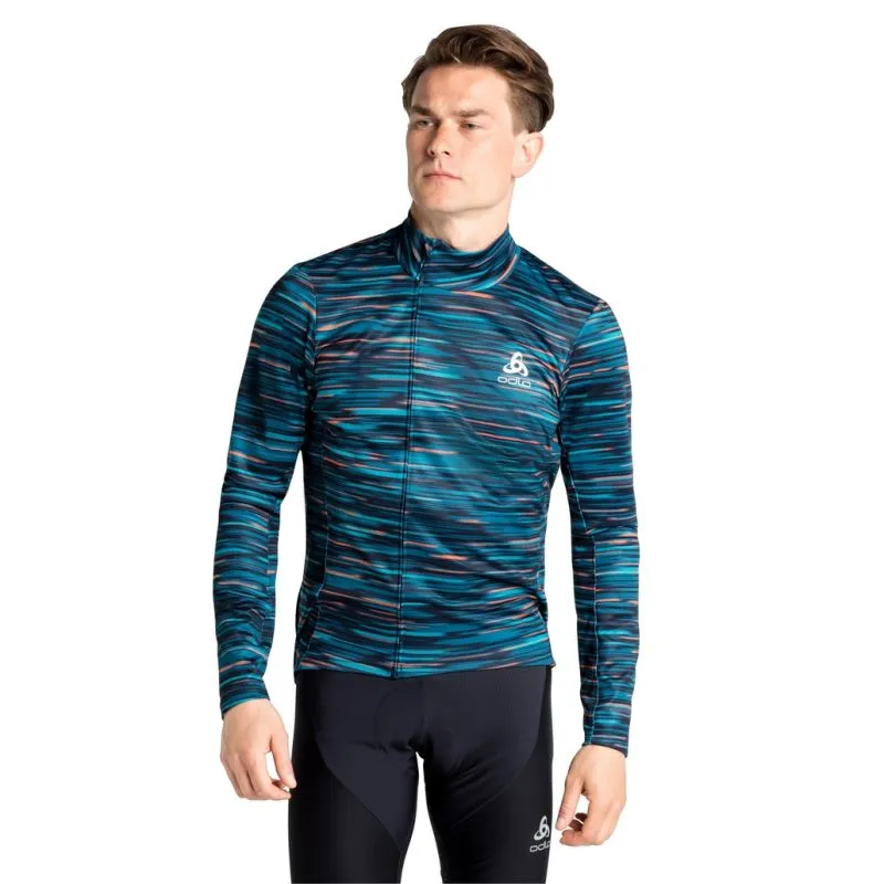 Maillot de manga larga para hombre Odlo Zeroweight Ceramiwarm (Deep dive)