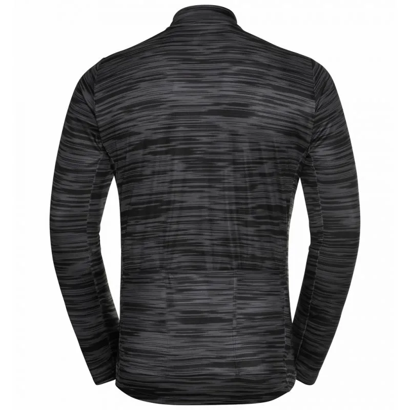 MAILLOT DE MANGA LARGA PARA HOMBRE ODLO ZEROWEIGHT CERAMIWARM (ODLO GRIS GRAFITO  NEGRO)