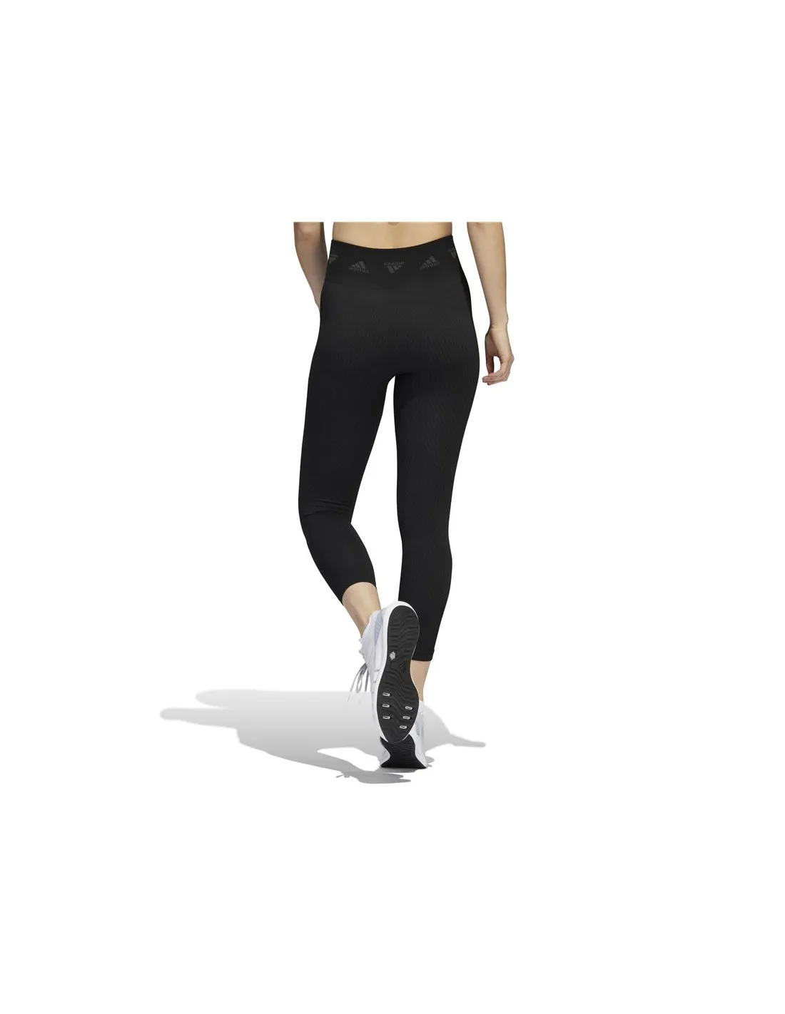 Mallas de fitness adidas Aeroknit Mujer Black