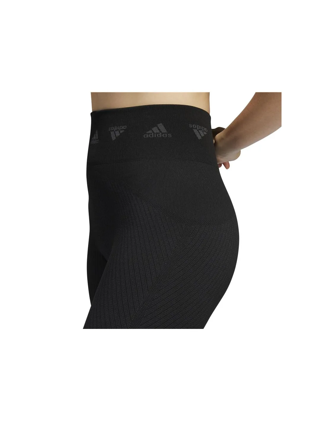 Mallas de fitness adidas Aeroknit Mujer Black