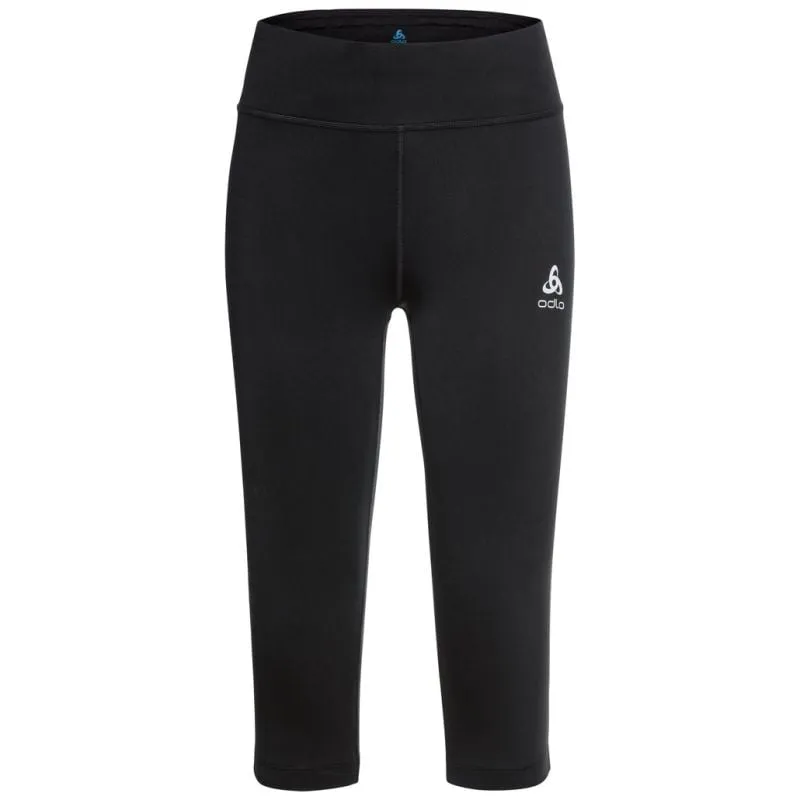 Mallas de running 3/4 para mujer Odlo Essential (negro)
