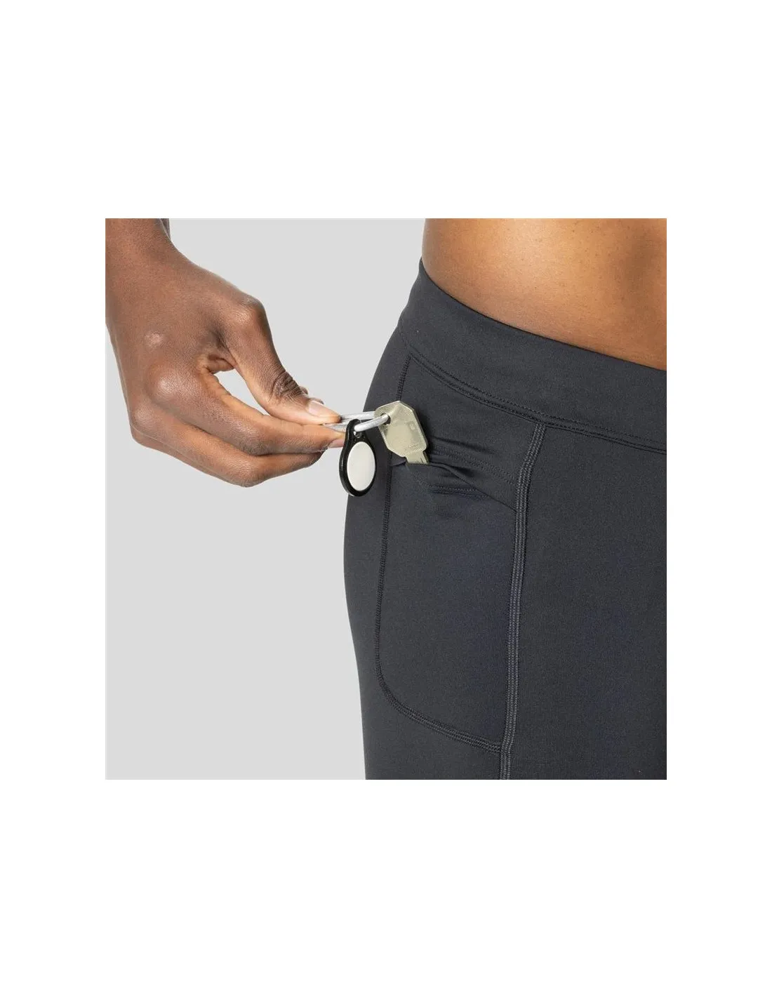 Mallas de Trail Odlo 3/4 Essential Hombre Negro