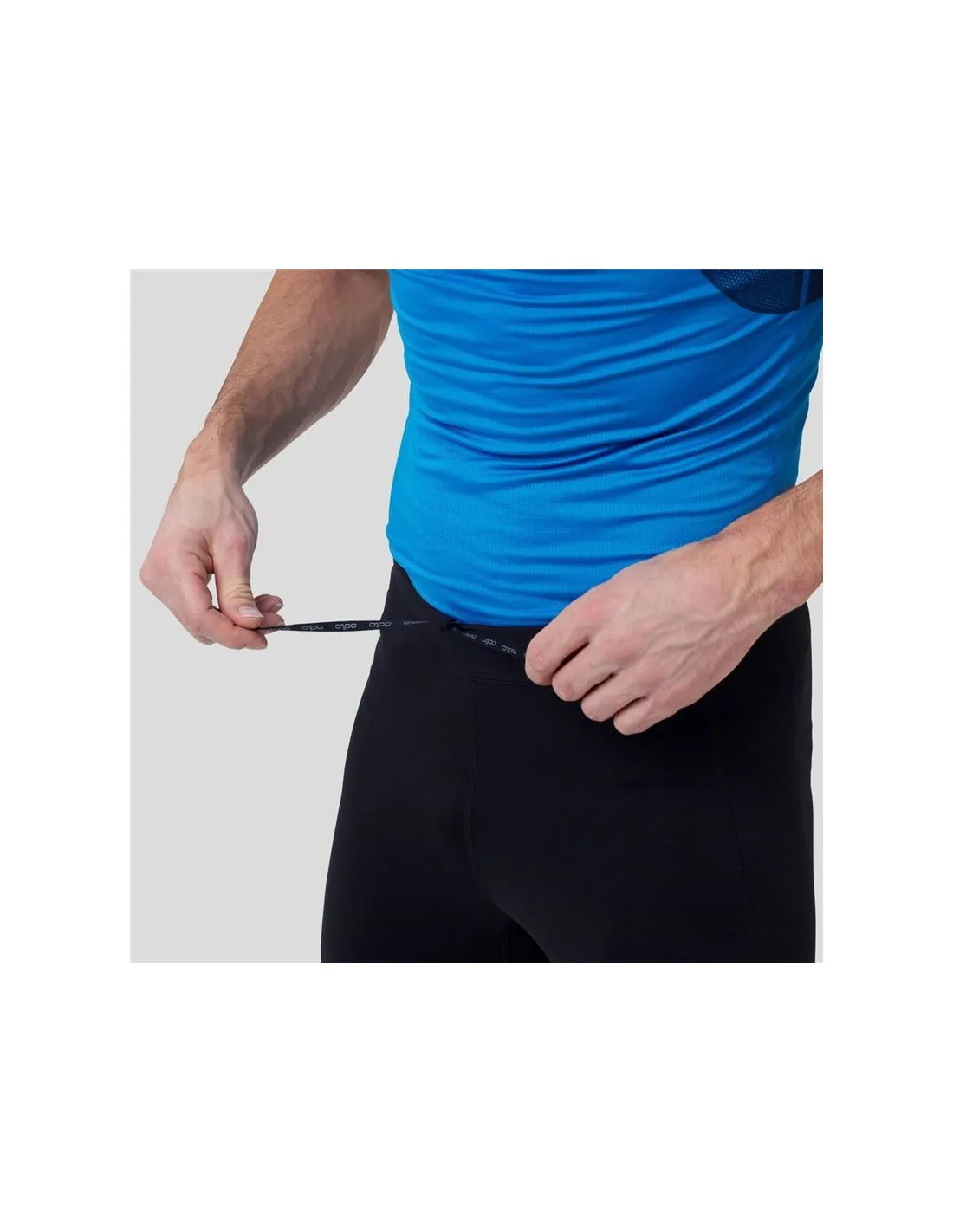 Mallas de Trail Odlo 3/4 Essential Hombre Negro