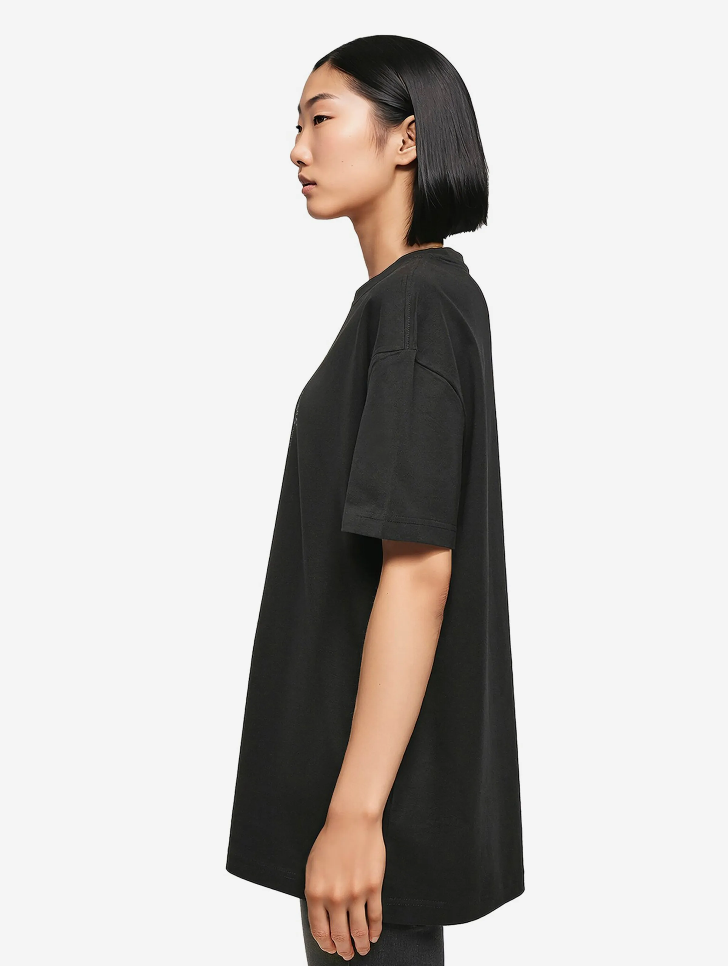 MERCHCODE LADIES LOVE IN THE AIR OVERSIZED BOYFRIEND TSHIRTS