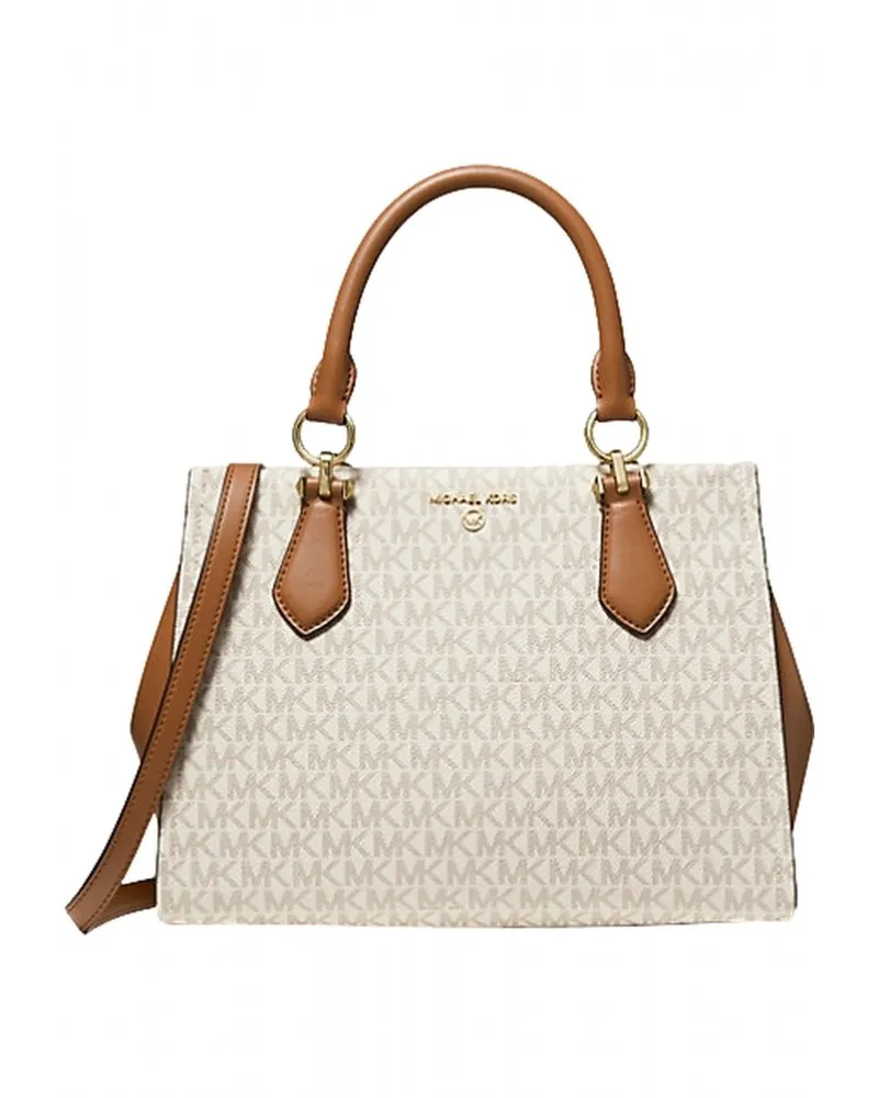 MICHAEL KORS  BOLSO MEDIANO MARILYN SATCHEL CON LOGOS