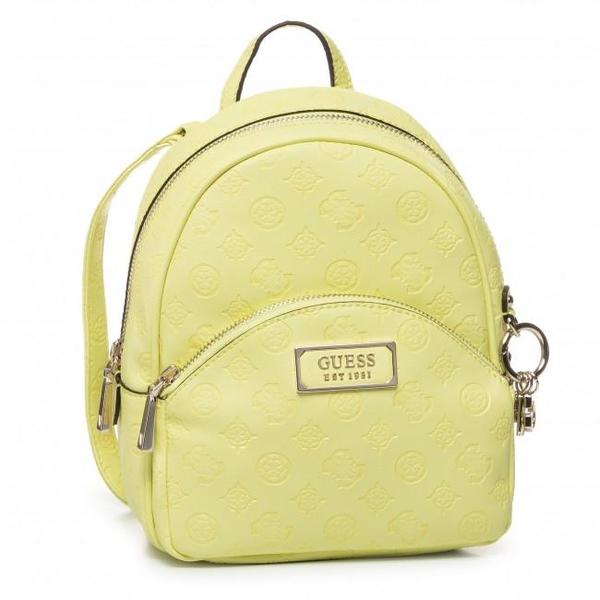 mini mochila guess logo love limón