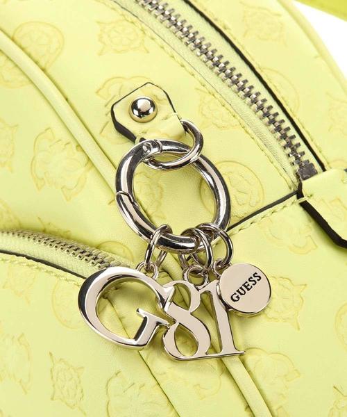 mini mochila guess logo love limón
