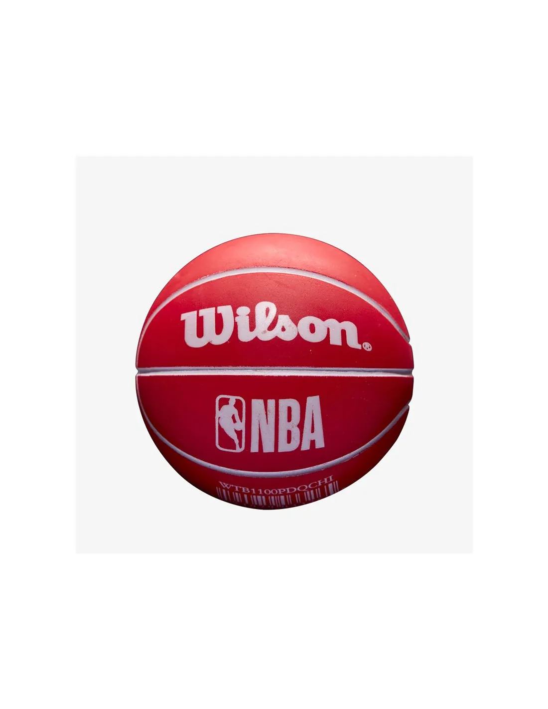 Mini Pelota Wilson NBA Dribbler Chicago Bulls Rojo
