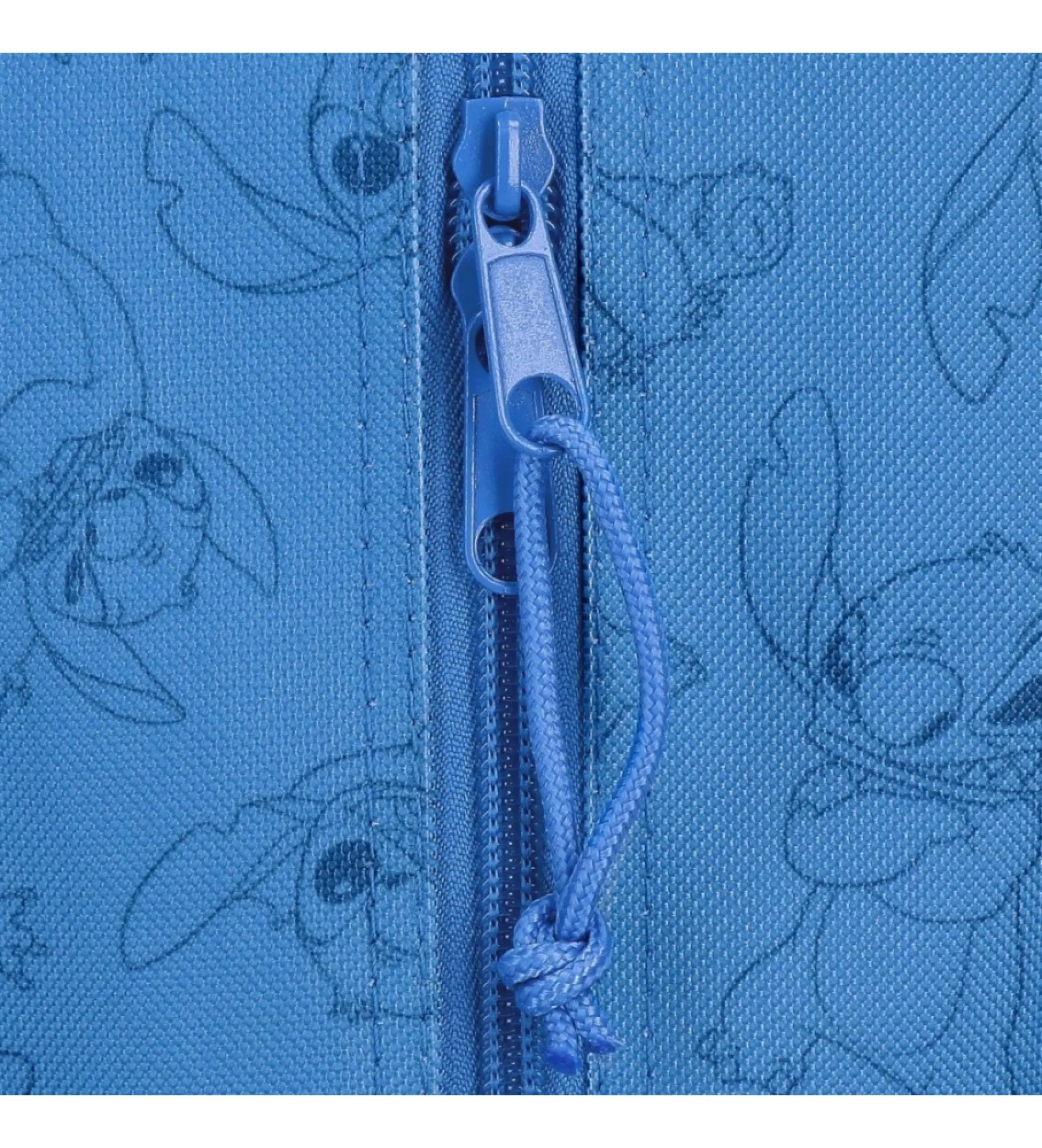 Mochila preescolar Happy Stitch 28 cm con carro marino