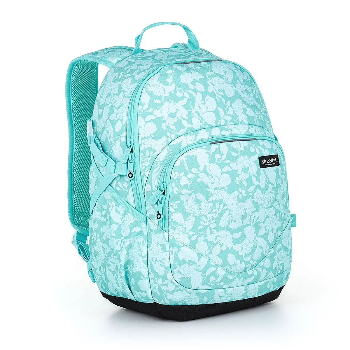 MOCHILA TOPGAL YOKO 22030  BLUE/FLOWERS