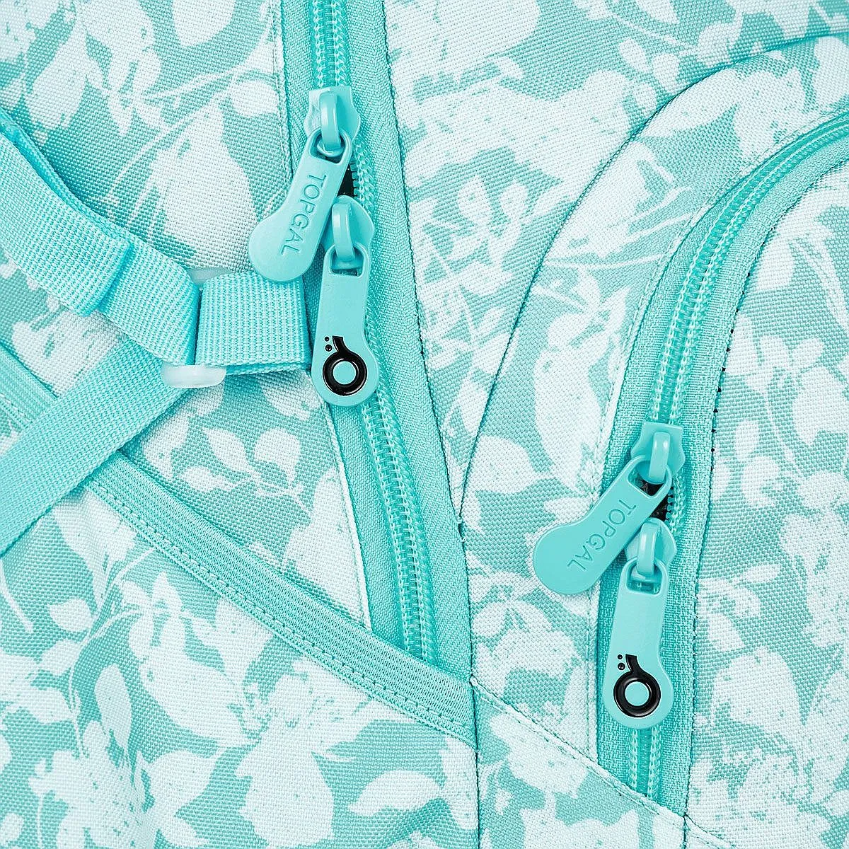 MOCHILA TOPGAL YOKO 22030  BLUE/FLOWERS