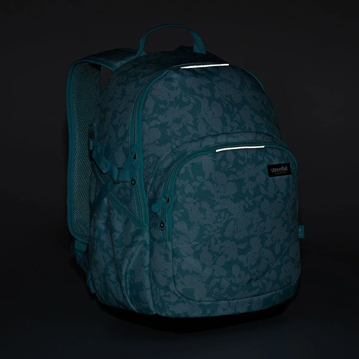 MOCHILA TOPGAL YOKO 22030  BLUE/FLOWERS