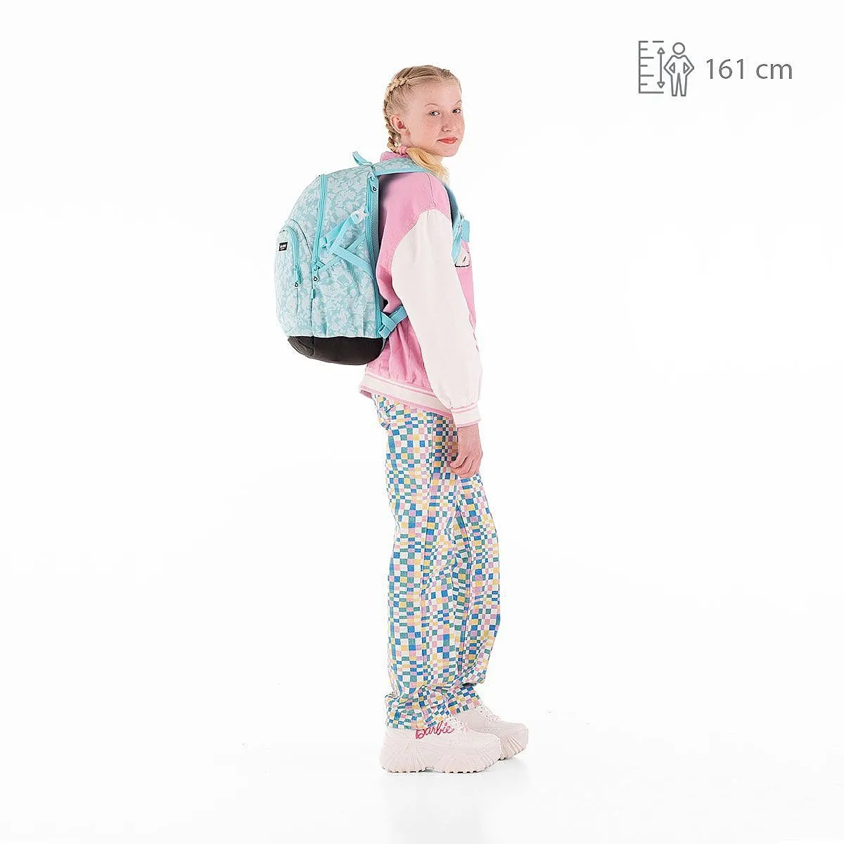 MOCHILA TOPGAL YOKO 22030  BLUE/FLOWERS
