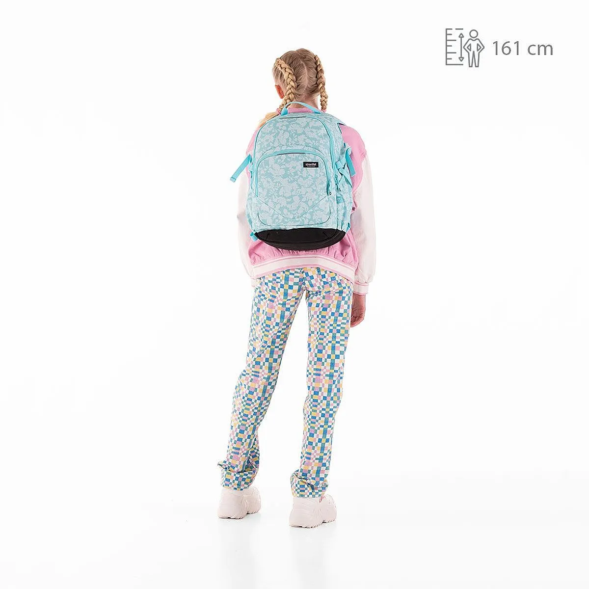 MOCHILA TOPGAL YOKO 22030  BLUE/FLOWERS
