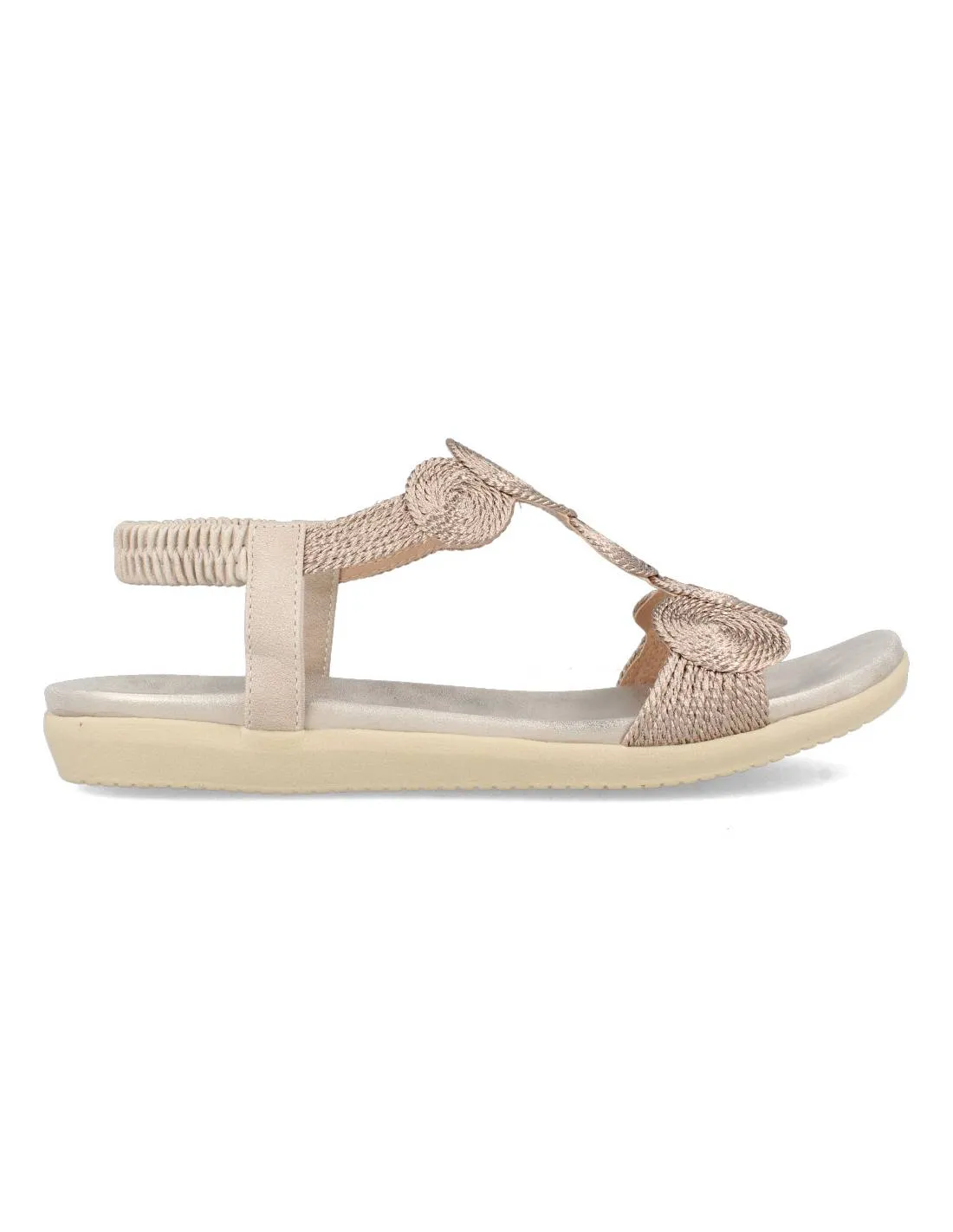 MYSOFT  SANDALIAS GRIEGA BEIGE