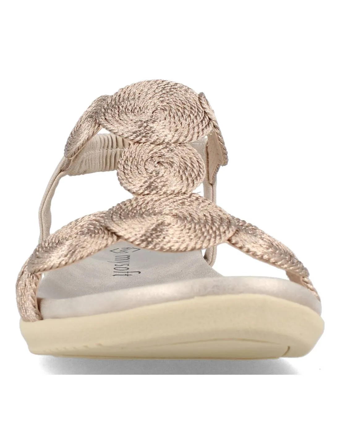 MYSOFT  SANDALIAS GRIEGA BEIGE