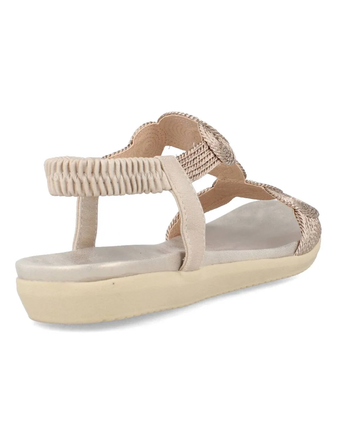 MYSOFT  SANDALIAS GRIEGA BEIGE