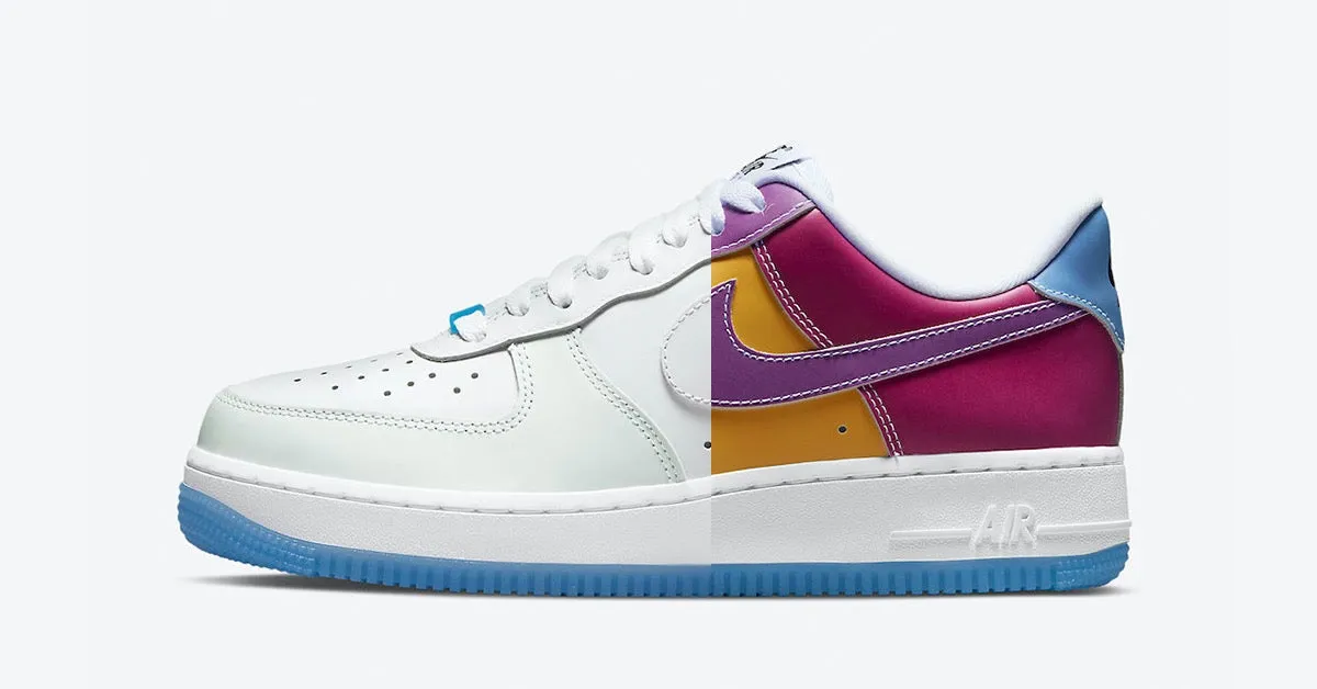 N370O Nike air force 1 uv reactive