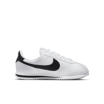 N372O NIKE CORTEZ BLANCO NEGRO DE PIEL
