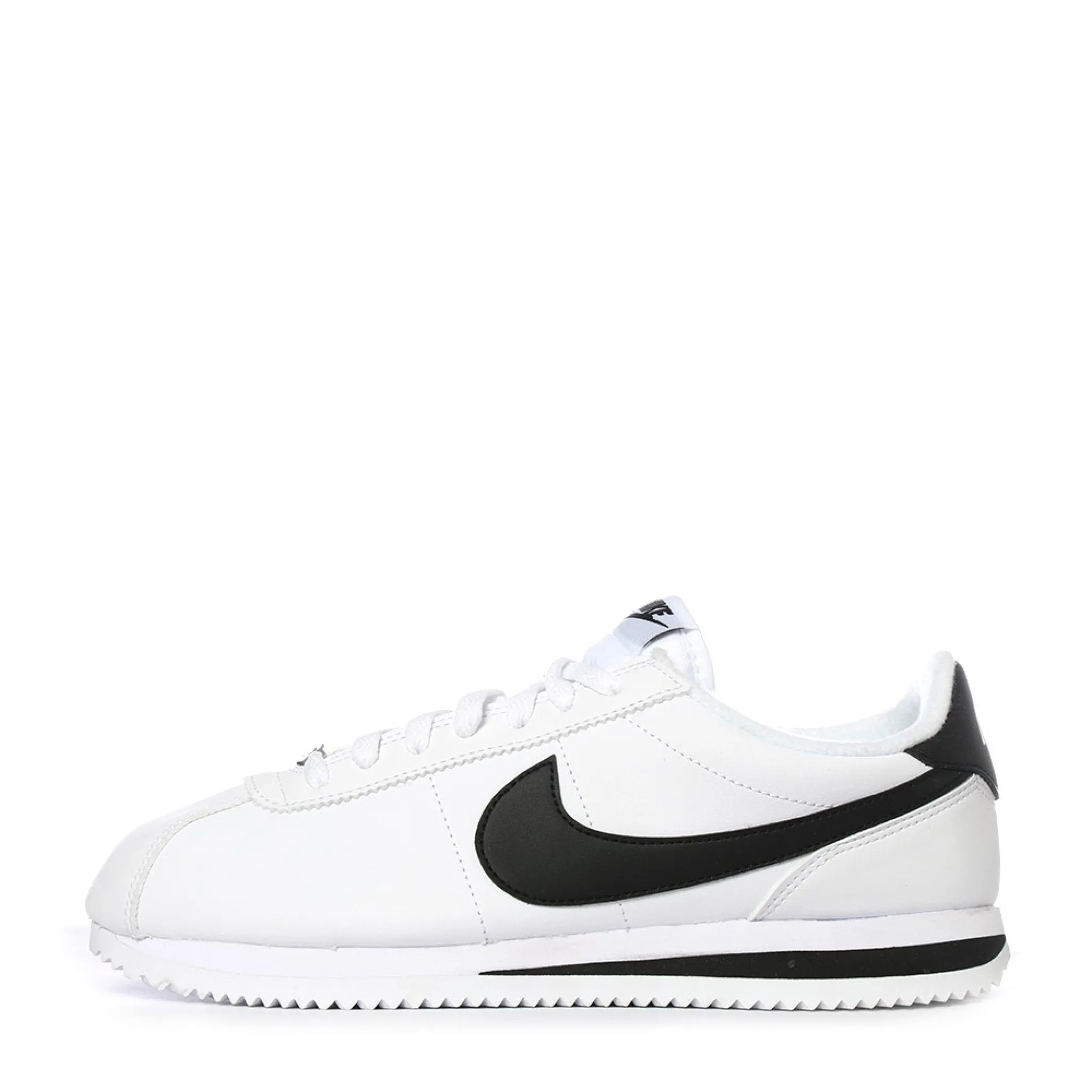 N372O NIKE CORTEZ BLANCO NEGRO DE PIEL