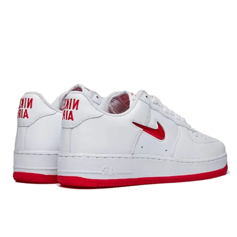 Nike Air Force 1 Low '07 Retro Color of the Month Jewel Swoosh University Red
