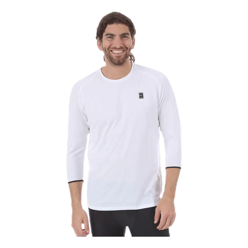 Nike Dry Chill Top 3 Quarter White/Black