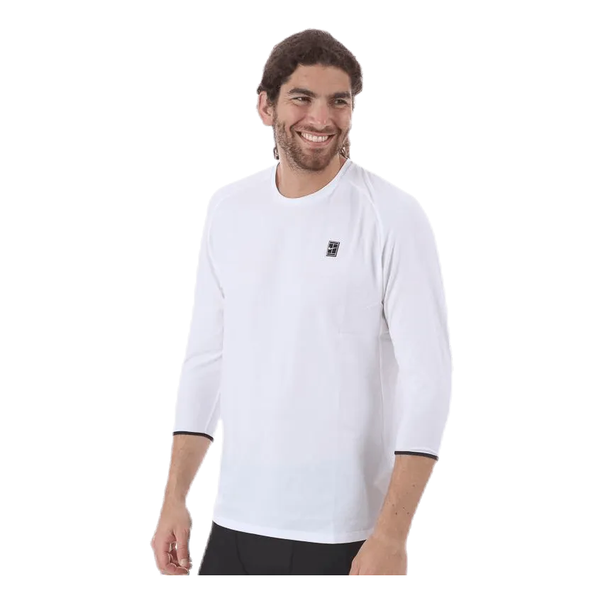Nike Dry Chill Top 3 Quarter White/Black