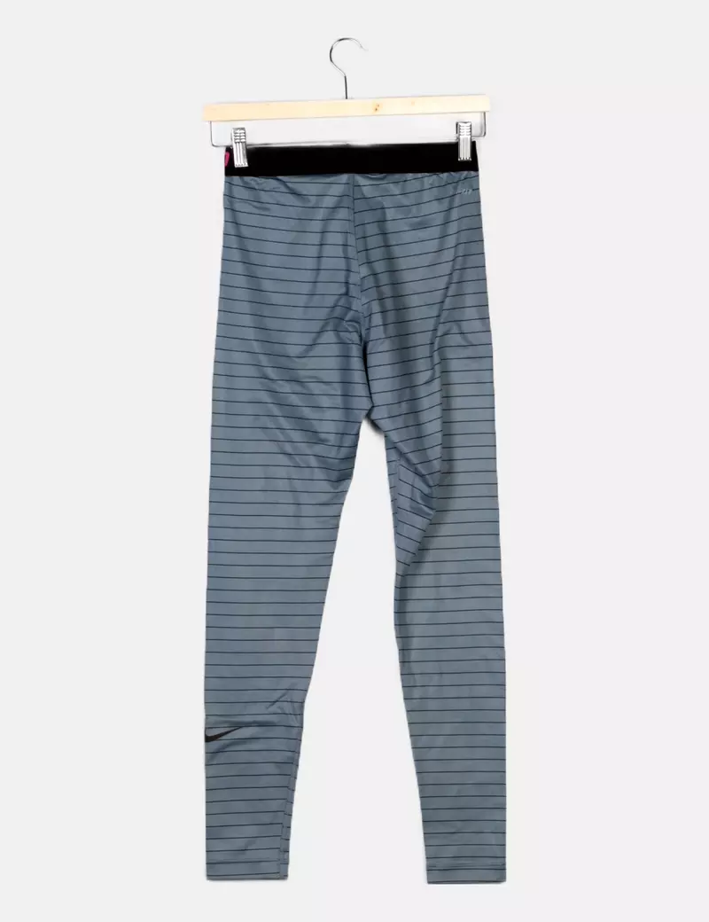 Nike Legging gris a rayas