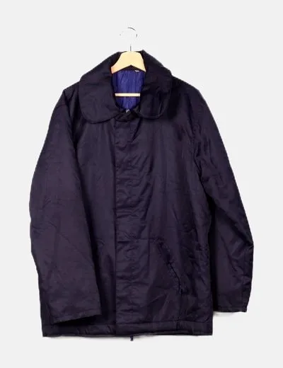 NoName Abrigo azul impermeable