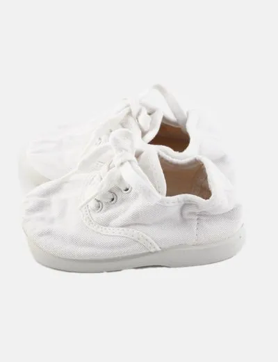 NoName Zapatilla blanca cordones