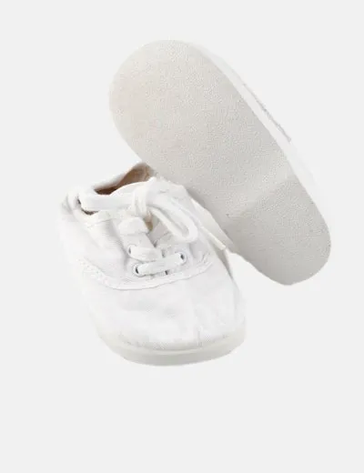 NoName Zapatilla blanca cordones