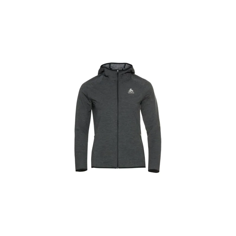 Odlo Run Easy 365 (negro Melange) chaqueta de capa media para mujer