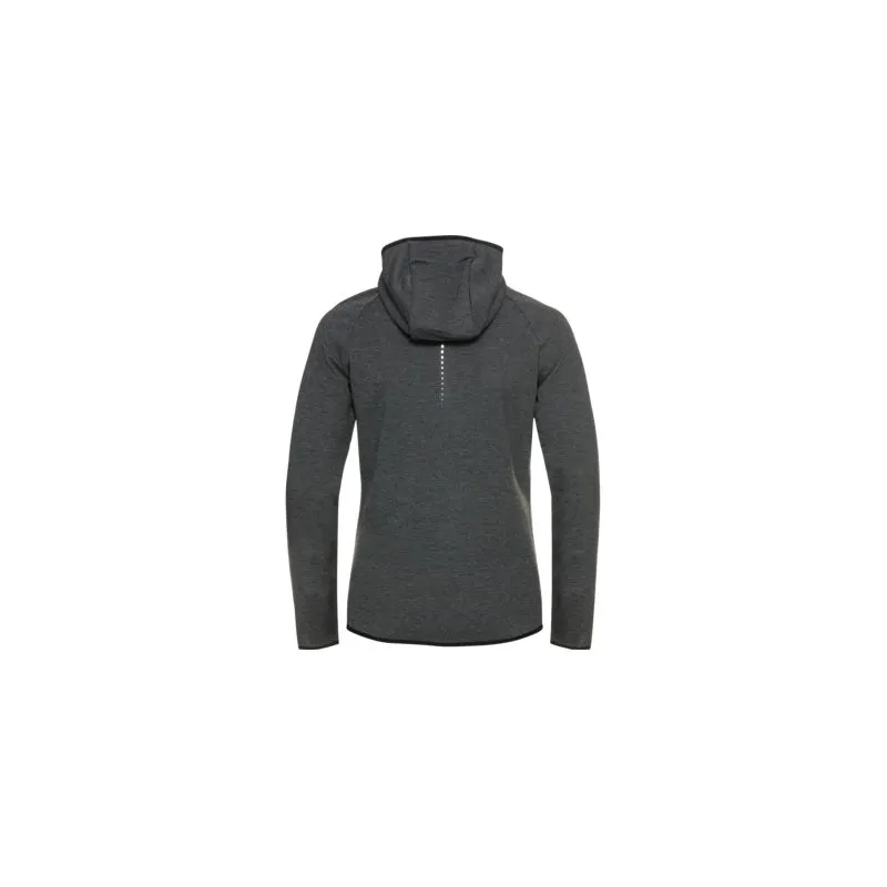 Odlo Run Easy 365 (negro Melange) chaqueta de capa media para mujer