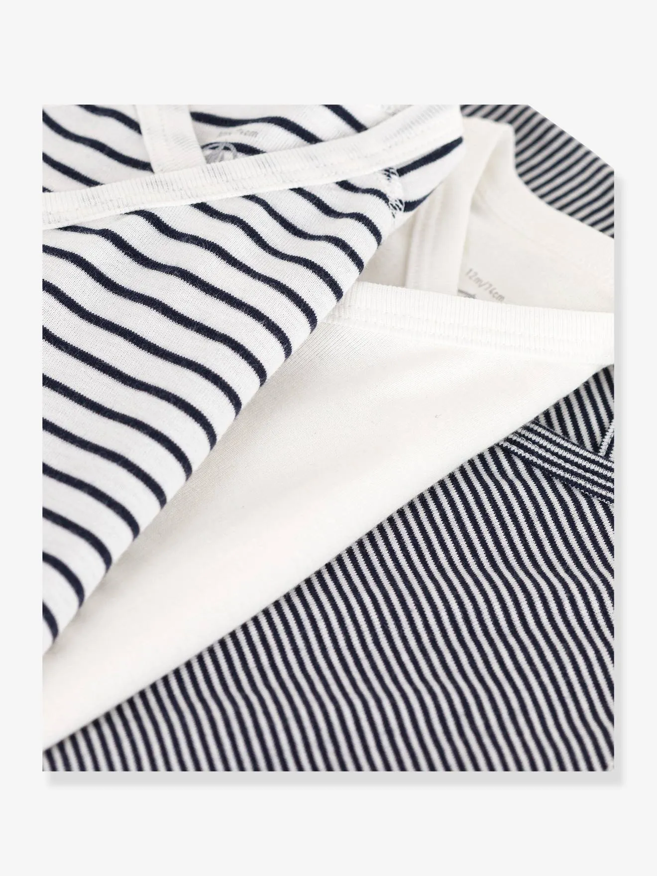 Pack de 3 bodies PETIT BATEAU