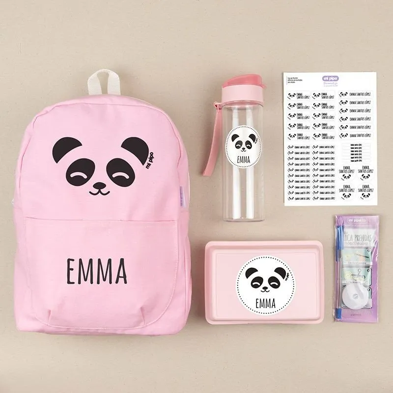 Pack Mi equipo Mochila Panda