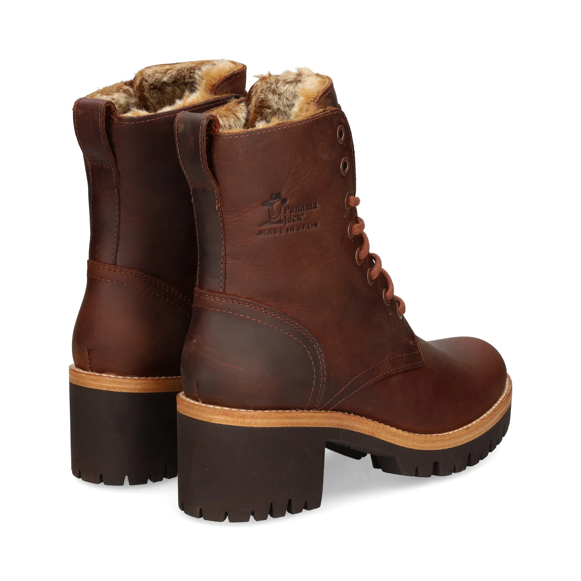 PANAMA JACK Botines con tacón de Mujer B13 CUERO