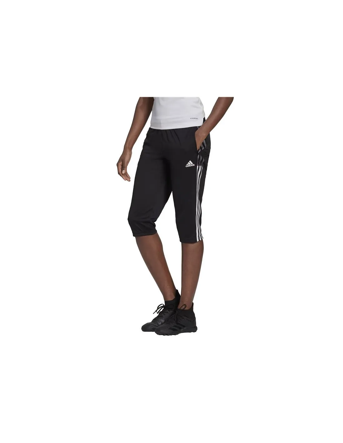 Pantalones adidas 3/4 Tiro 21 W Negro
