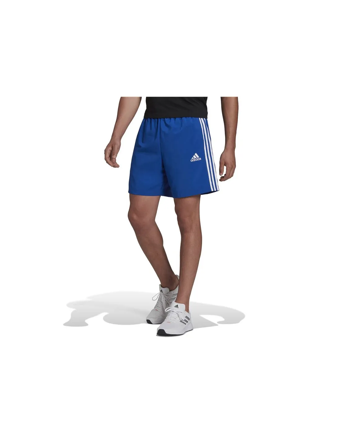 Pantalones cortos de fitness adidas AEROREADY Essentials Chelsea 3 bandas M Blue