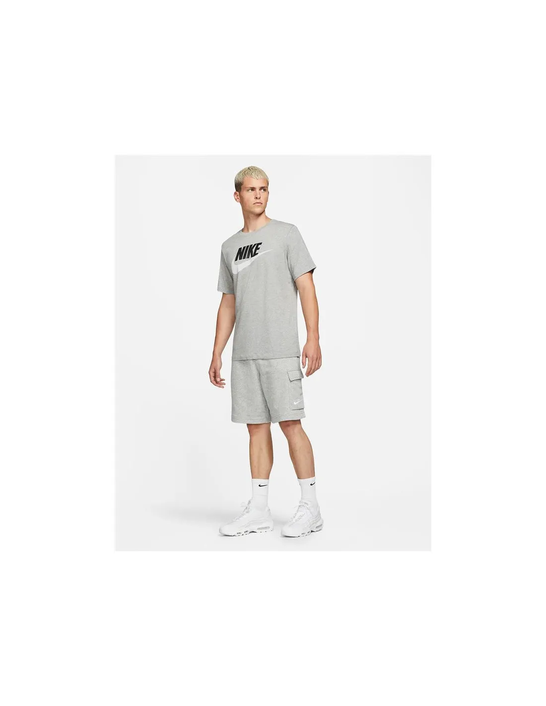 Pantalones cortos Nike Sportswear Club Hombre Gris