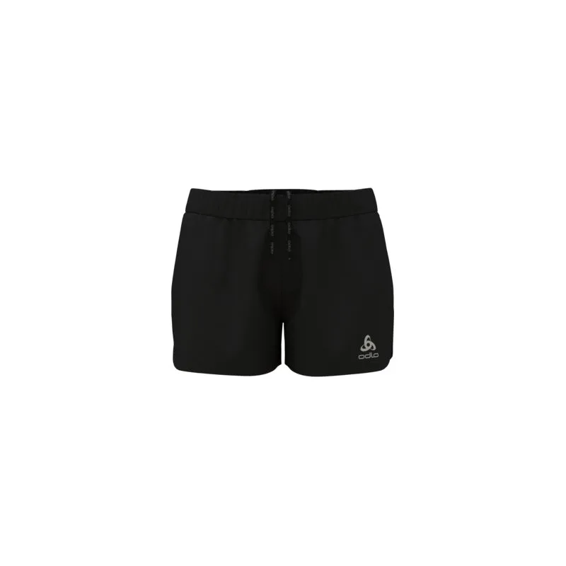 Pantalones cortos para correr Odlo 3 pulgadas Zeroweight (negro) mujeres