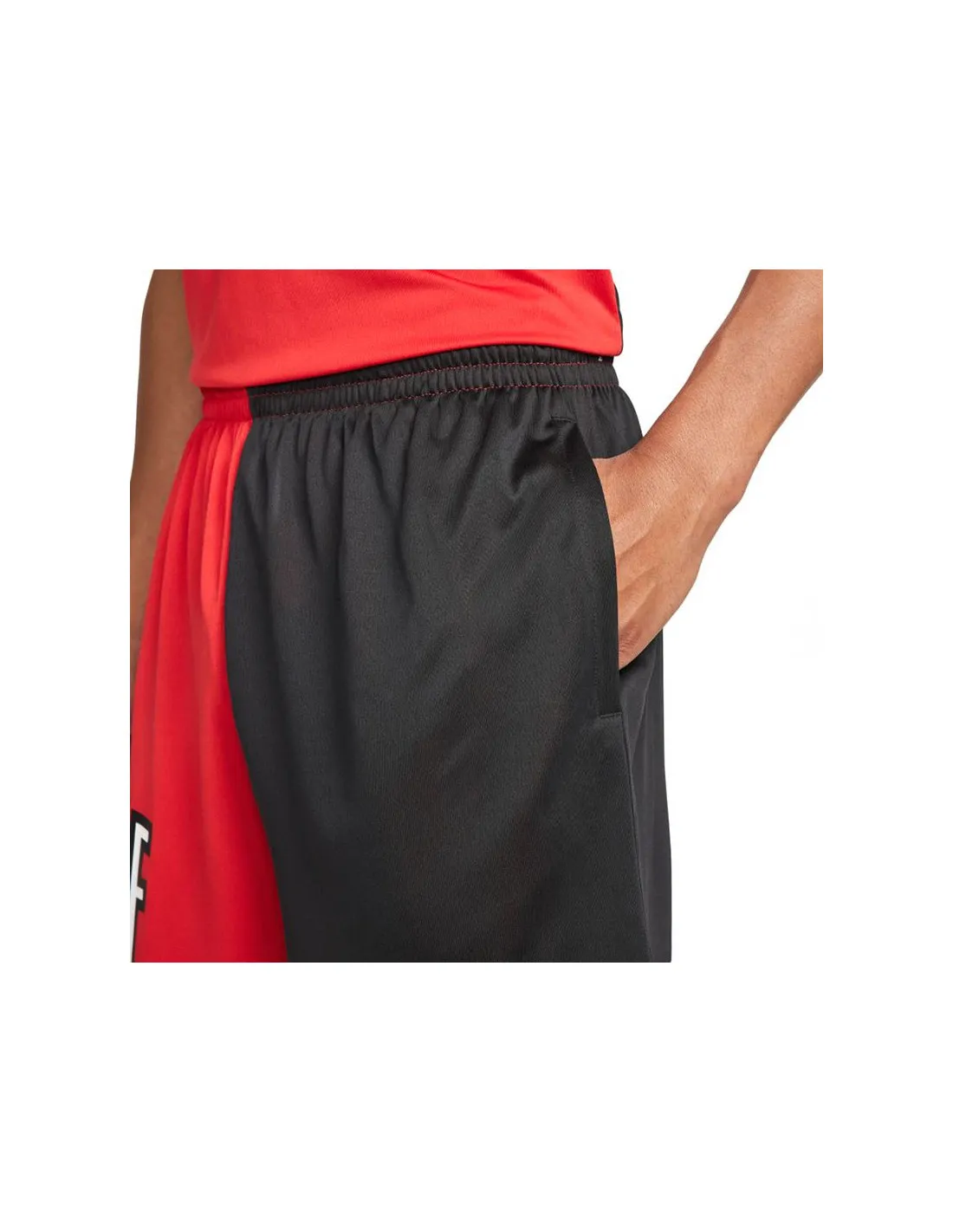 PANTALONES DE BALONCESTO NIKE DRIFIT ROJO/NEGRO HOMBRE