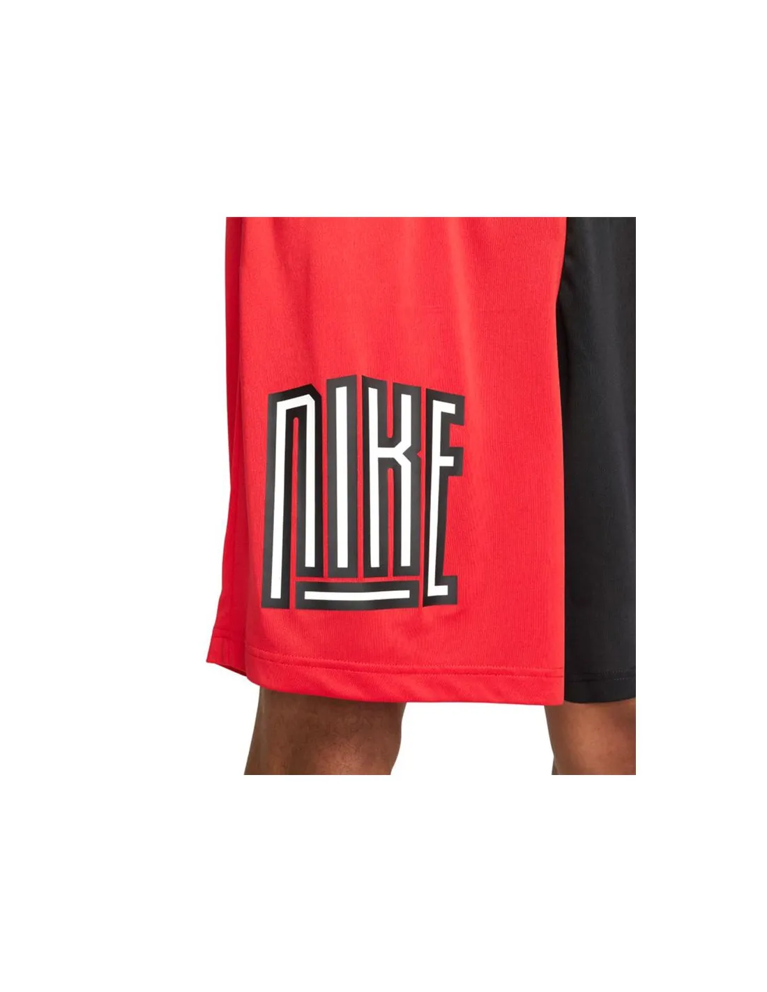 PANTALONES DE BALONCESTO NIKE DRIFIT ROJO/NEGRO HOMBRE