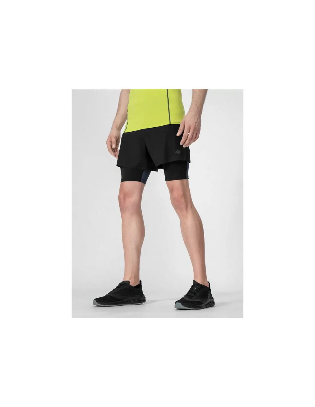 Pantalones de fitness 4F negro Hombre