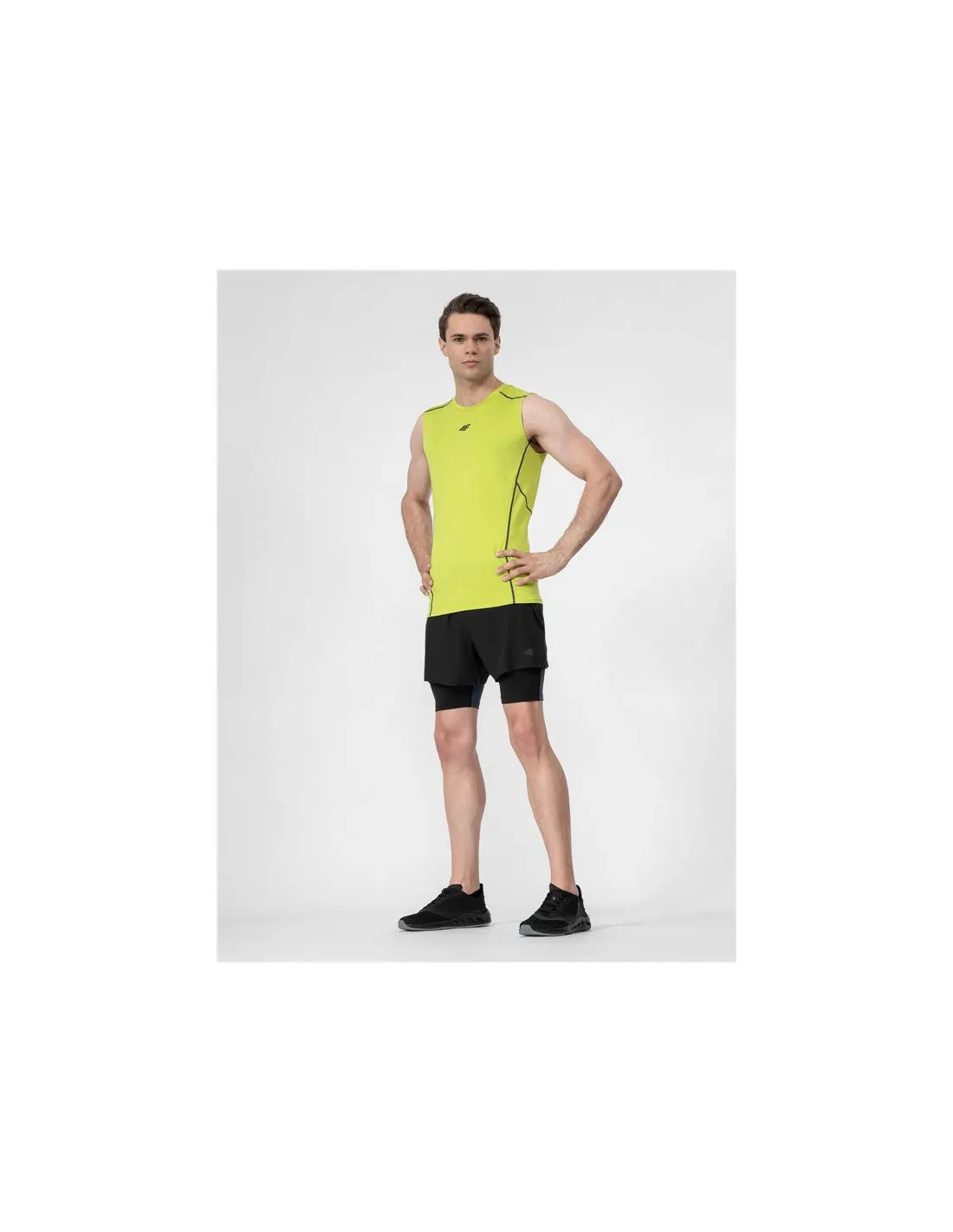 Pantalones de fitness 4F negro Hombre