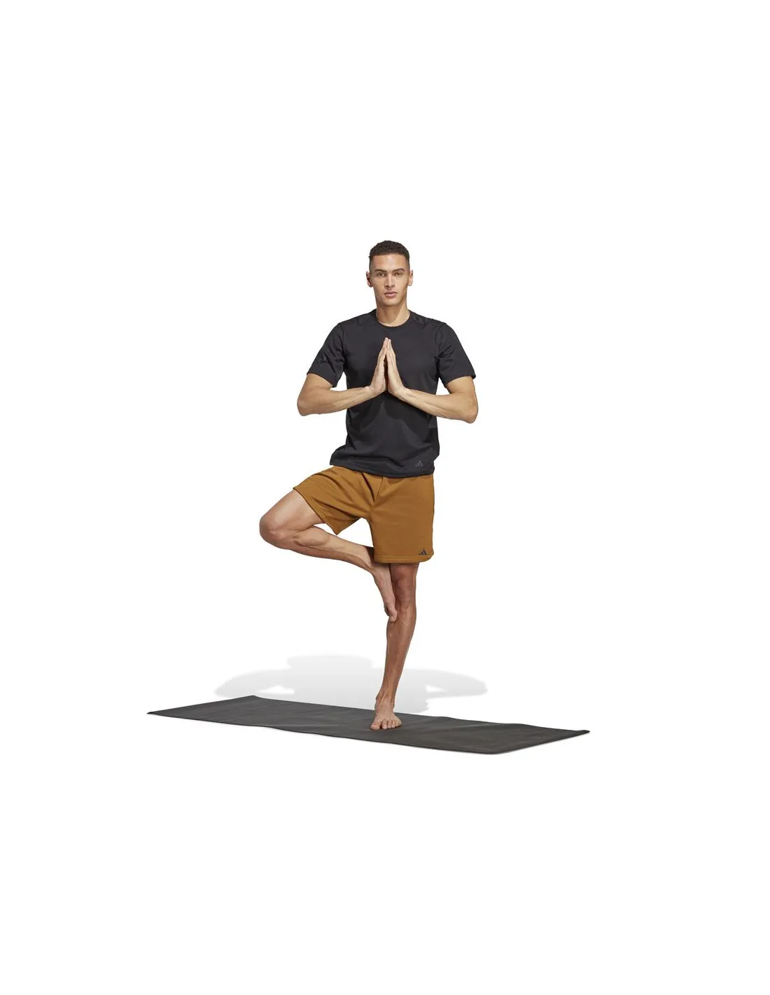 Pantalones de Fitness adidas Yoga Basert Marrón Hombre