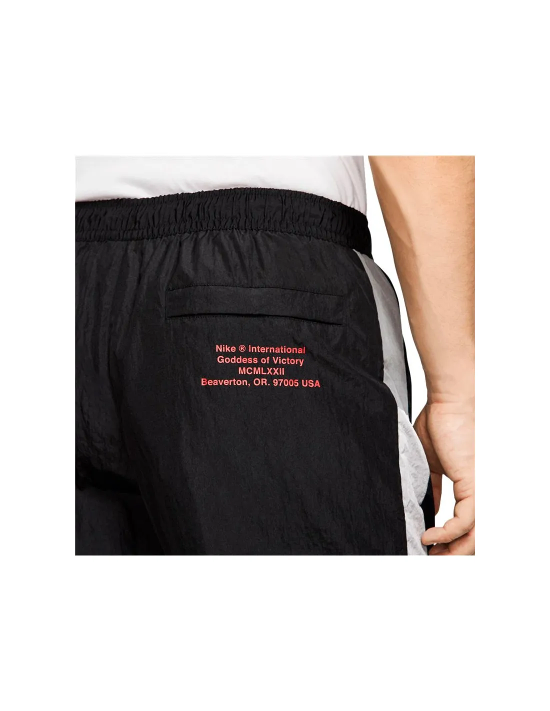 Pantalones Nike Swoosh Negro/Gris
