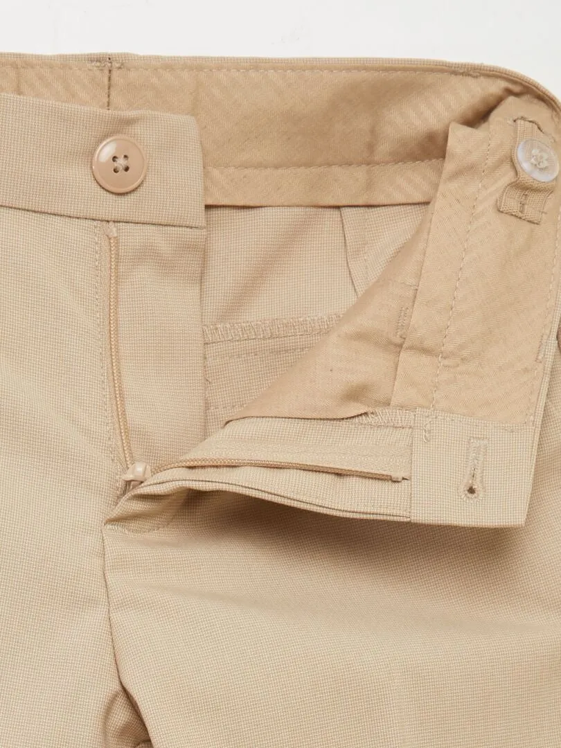 PANTALóN DE TRAJE  BEIGE