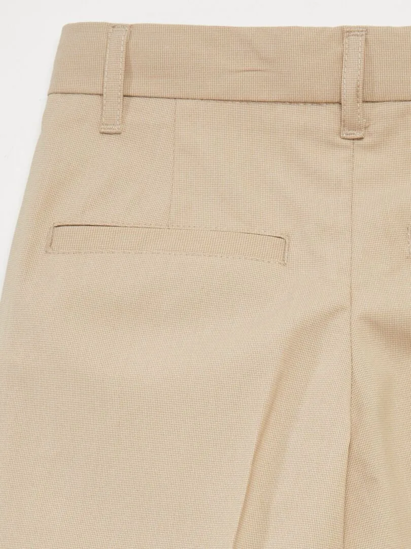PANTALóN DE TRAJE  BEIGE