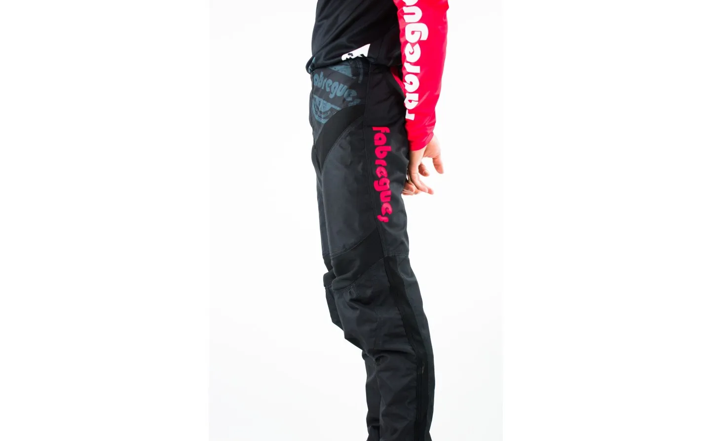 Pantalón Offroad Fabregues Mx Negro Rojo